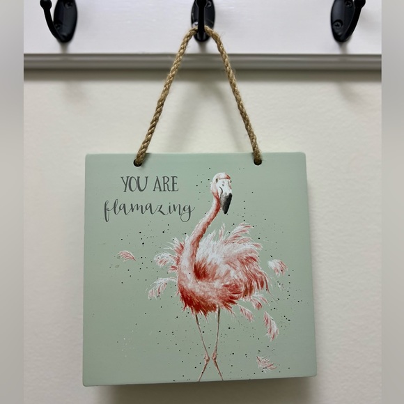 “You are flamazing” home decor sign with cute flamingo. - Picture 2 of 4